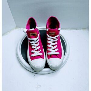 Mudd Pink High Top Sneakers Womens Size 8.5 Canvas Lace-Up Casual Shoes